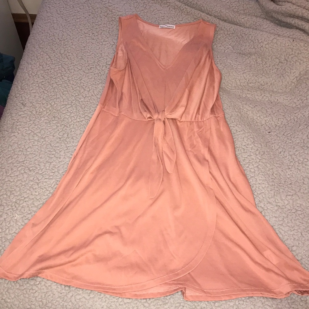 Dainty Hooligan Pink Wrap Dress.